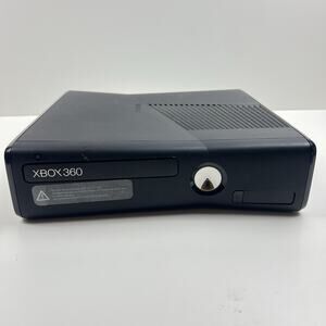 Microsoft Xbox 360 Slim Console Black – Disc Tray Won't Open – FOR PARTS